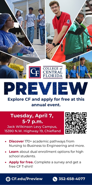 April 7 event at CF Jack Wilkinson Levy Campus