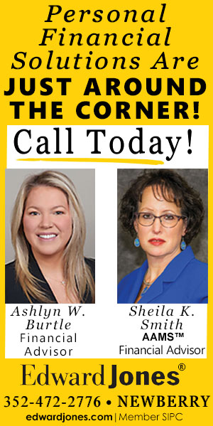 Ad For Edward Jones - Sheila Smith, and Ashlyn Burtle Financial Advisors