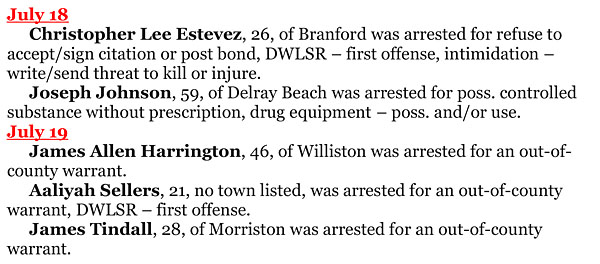 Levy County Suspects Jailed HardisonInk.com