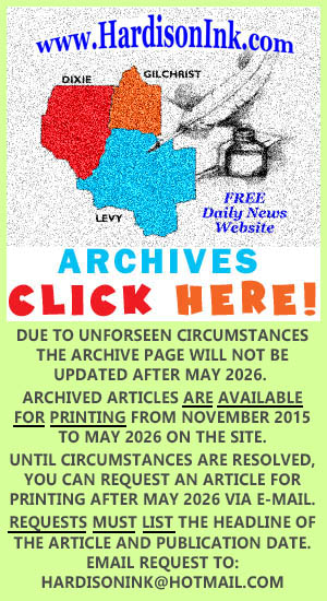 Archive HardisonInk.com Levy Dixie Gilchrist counties