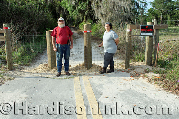Road Blocked and Closes In Property HardisonInk.com